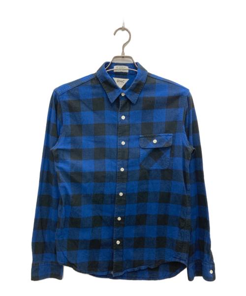SURT（サート）SURT (サート) RHC Ron Herman (アールエイチシー ロンハーマン) シャツ ブルー サイズ:Ⅿの古着・服飾アイテム