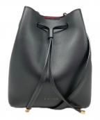 LAUREN RALPH LAURENローレンラルフローレン）の古着「巾着セミショルダーバッグ」｜ブラック