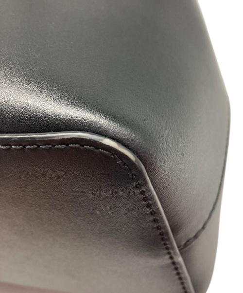 LAUREN RALPH LAUREN（ローレンラルフローレン）LAUREN RALPH LAUREN (ローレンラルフローレン) 巾着セミショルダーバッグ ブラックの古着・服飾アイテム