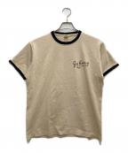 TOYS MCCOYトイズマッコイ）の古着「リンガーTシャツ」｜ベージュ