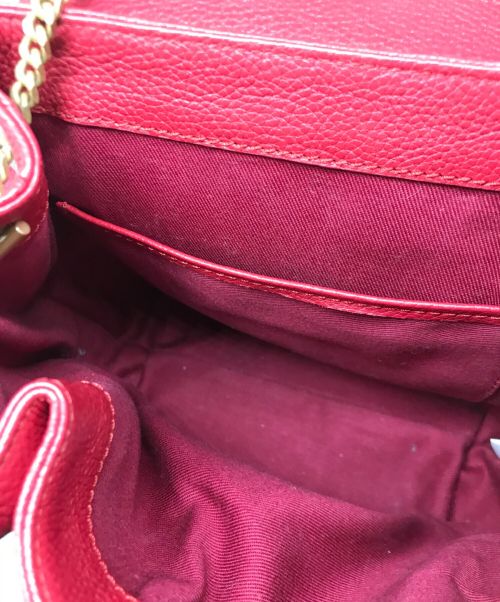 POLENE（ポレーヌ）POLENE (ポレーヌ) NUMBER ONE MINI ショルダーバッグ/ナンバーワンミニショルダーバッグ レッドの古着・服飾アイテム