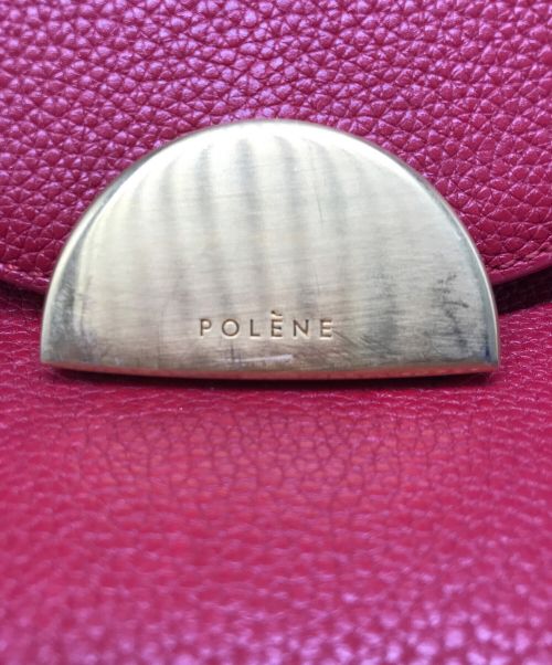 POLENE（ポレーヌ）POLENE (ポレーヌ) NUMBER ONE MINI ショルダーバッグ/ナンバーワンミニショルダーバッグ レッドの古着・服飾アイテム