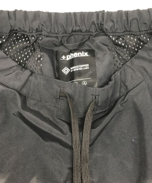 +PHENIX（フェニックス）+phenix (プラス フェニックス) GORE WEATHER PROOF OVER PANTS/ゴアーウェザープルーフオーバーパンツ ブラック サイズ:EXTRA LARGEの古着・服飾アイテム