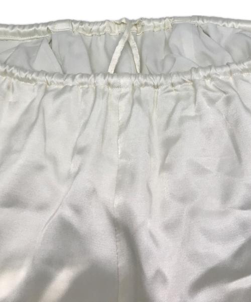 ETRE TOKYO（エトレトウキョウ）ETRE TOKYO (エトレトウキョウ) スムースリラクシーワイドパンツ アイボリー サイズ:Sの古着・服飾アイテム