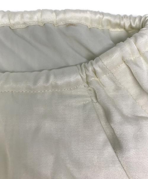 ETRE TOKYO（エトレトウキョウ）ETRE TOKYO (エトレトウキョウ) スムースリラクシーワイドパンツ アイボリー サイズ:Sの古着・服飾アイテム