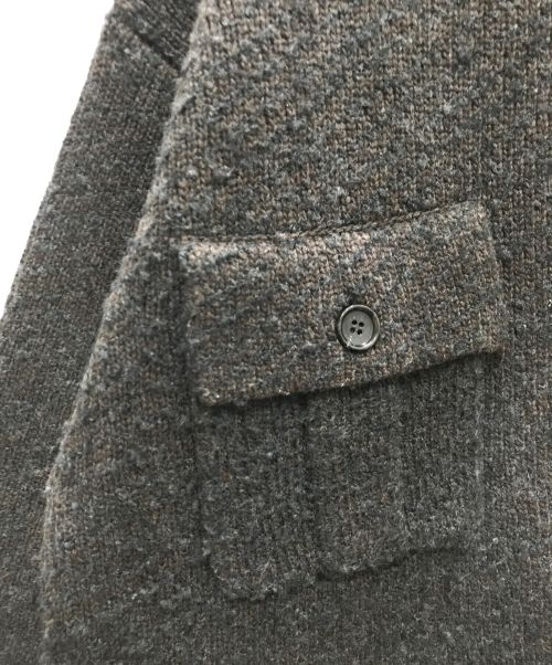 RIM.ARK（リムアーク）RIM.ARK (リムアーク) Knit blouson/ニットブルゾン ブラウン サイズ:FREEの古着・服飾アイテム