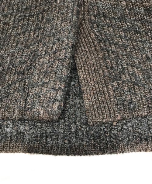 RIM.ARK（リムアーク）RIM.ARK (リムアーク) Knit blouson/ニットブルゾン ブラウン サイズ:FREEの古着・服飾アイテム