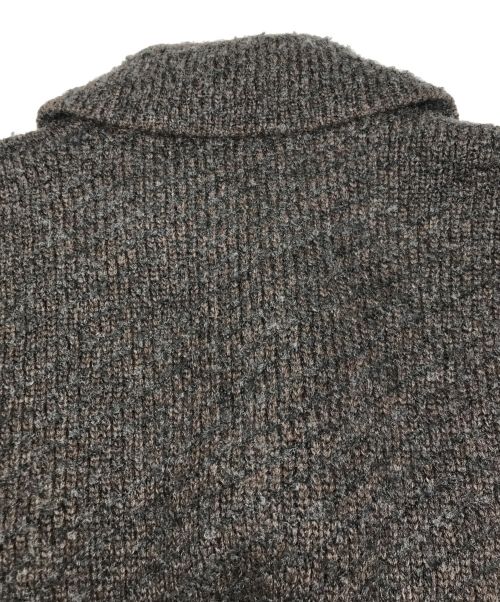 RIM.ARK（リムアーク）RIM.ARK (リムアーク) Knit blouson/ニットブルゾン ブラウン サイズ:FREEの古着・服飾アイテム