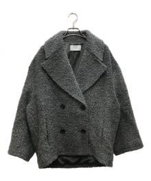 ETRE TOKYO（エトレトウキョウ）の古着「ビックカラーブークレPコート」｜グレー