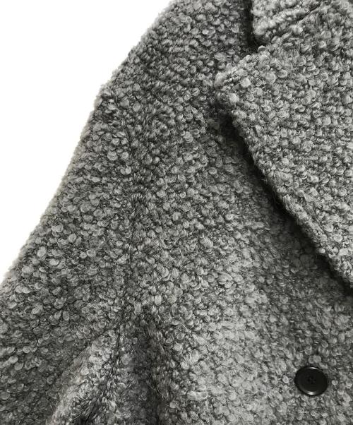 ETRE TOKYO（エトレトウキョウ）ETRE TOKYO (エトレトウキョウ) ビックカラーブークレPコート グレー サイズ:Sの古着・服飾アイテム