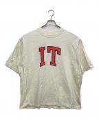 blurhms ROOTSTOCKブラームスルーツストック）の古着「88/12 プリントTシャツ 88/12 Print Tee」｜ベージュ