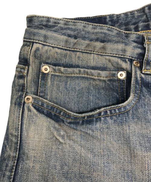 BALENCIAGA（バレンシアガ）BALENCIAGA (バレンシアガ) ドローストリング オーバーサイズ バギーデニムパンツ インディゴ サイズ:XSの古着・服飾アイテム