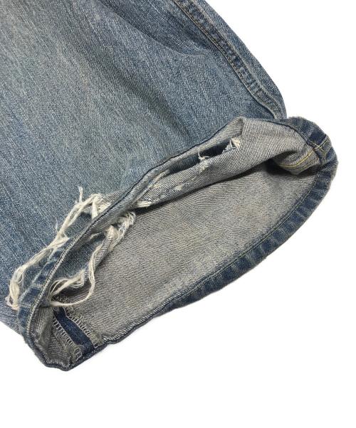 BALENCIAGA（バレンシアガ）BALENCIAGA (バレンシアガ) ドローストリング オーバーサイズ バギーデニムパンツ インディゴ サイズ:XSの古着・服飾アイテム