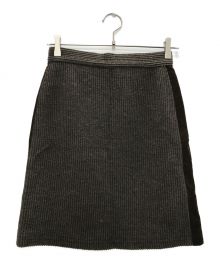 FENDI（フェンディ）の古着「ニットスカート」｜ブラウン