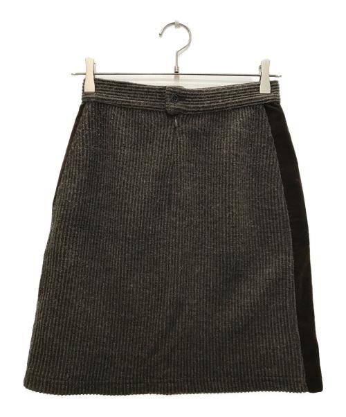 FENDI（フェンディ）FENDI (フェンディ) ニットスカート ブラウン サイズ:I 40の古着・服飾アイテム