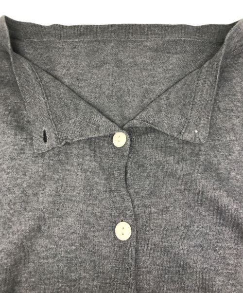 Veritecoeur（ヴェリテクール）Veritecoeur (ヴェリテクール) カシミヤシルクカーディガン グレー サイズ:Fの古着・服飾アイテム