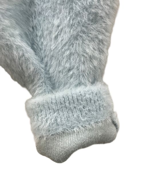 HeRIN.CYE（ヘリンドットサイ）HeRIN.CYE (ヘリンドットサイ) Shaggy cardigan/シャギー カーディガン スカイブルー サイズ:FREEの古着・服飾アイテム