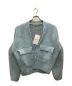HeRIN.CYE（ヘリンドットサイ）の古着「Shaggy cardigan/シャギー カーディガン」｜スカイブルー