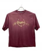 masonprinceメゾンプリンス）の古着「ダメージＴシャツ」｜レッド