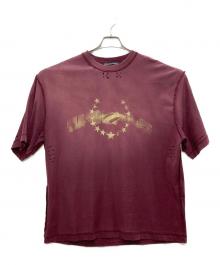 masonprince（メゾンプリンス）の古着「ダメージＴシャツ」｜レッド