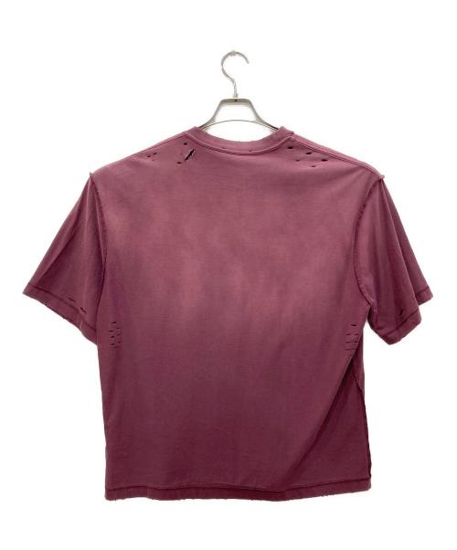 masonprince（メゾンプリンス）masonprince (メゾンプリンス) ダメージＴシャツ レッド サイズ:2の古着・服飾アイテム
