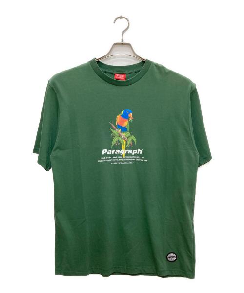 paragraph（パラグラフ）paragraph (パラグラフ) Tシャツ グリーン サイズ:ーの古着・服飾アイテム