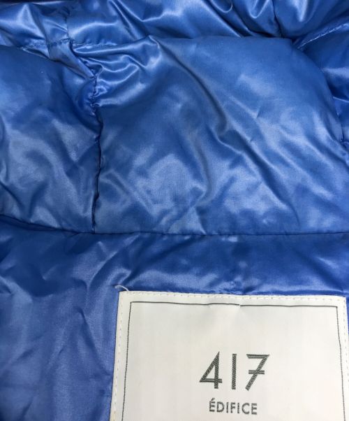 417 by EDIFICE（417 バイ エディフィス）417 by EDIFICE (417 バイ エディフィス) ダウンジャケット ネイビー サイズ:Lの古着・服飾アイテム