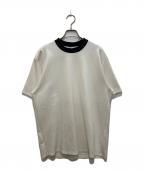 Acne studiosアクネ ストゥディオス）の古着「ロゴプリントリブTシャツ」｜ホワイト