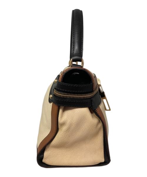 MaxMara（マックスマーラ）MaxMara (マックスマーラ) マルゴーハンドバッグ ベージュの古着・服飾アイテム