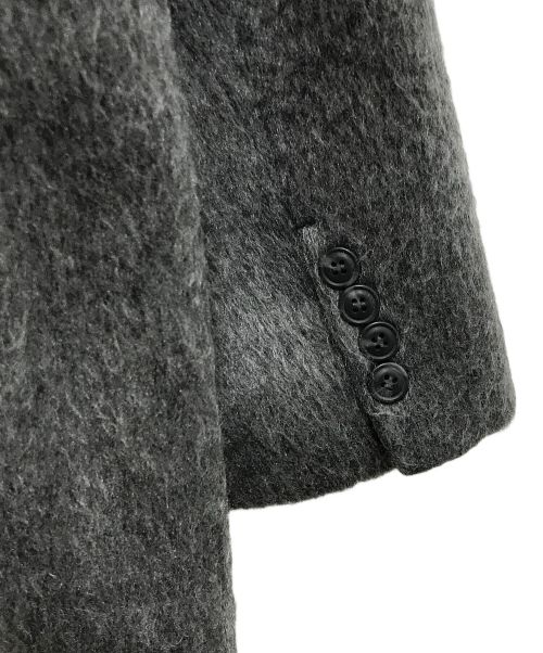 eimy istoire（エイミーイストワール）eimy istoire (エイミーイストワール) シャギーウールジャケット グレー サイズ:Fの古着・服飾アイテム