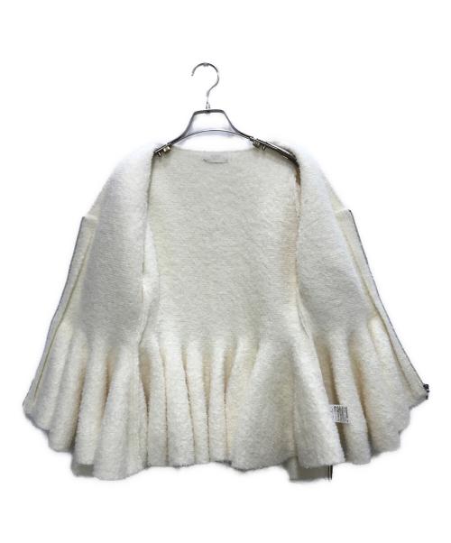 eimy istoire（エイミーイストワール）eimy istoire (エイミーイストワール) ペプラムジッププルオーバー アイボリー サイズ:Fの古着・服飾アイテム