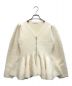 eimy istoire（エイミーイストワール）の古着「ペプラムジッププルオーバー」｜アイボリー