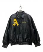 A FEW GOOD KIDSアフューグッドキッズ）の古着「エコレザージャケット」｜ブラック