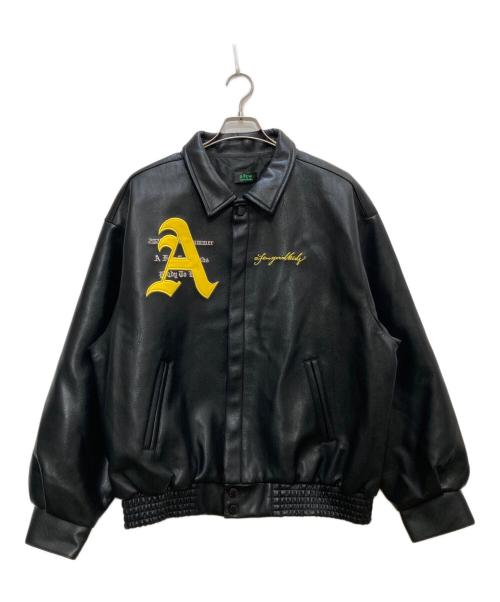A FEW GOOD KIDS（アフューグッドキッズ）A FEW GOOD KIDS (アフューグッドキッズ) エコレザージャケット ブラック サイズ:Lの古着・服飾アイテム