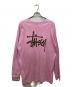 stussy (ステューシー) ロングスリーブカットソー ピンク サイズ:XL：3980円