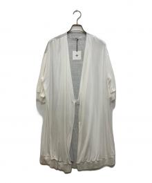 360℃（サンビャクロクジュウド）の古着「切替生地ロングカーディガン」｜ホワイト