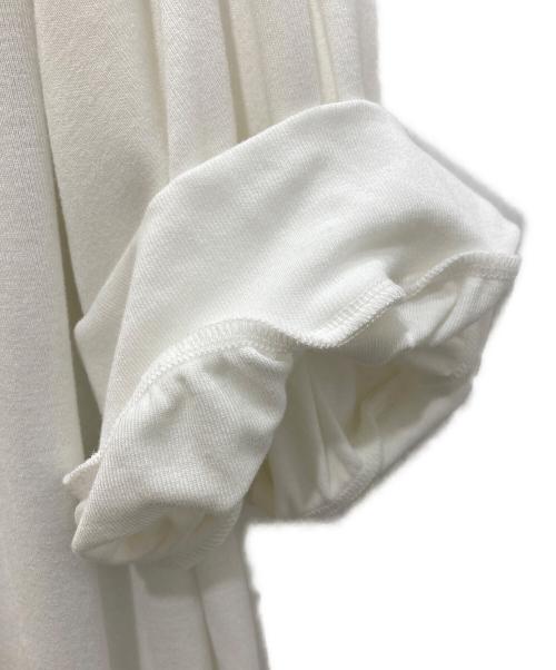 360℃（サンビャクロクジュウド）360℃ (サンビャクロクジュウド) 切替生地ロングカーディガン ホワイト サイズ:38 未使用品の古着・服飾アイテム