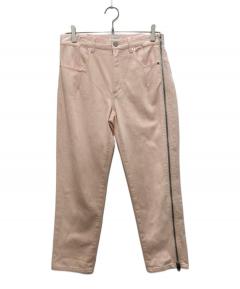 中古・古着通販】POPPY (ポピー) メニーリボンデニムパンツ アイボリー