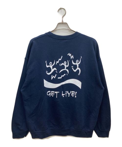 Warenfaus（ワーレンファウス）WARENFAUS (ワーレンファウス) GET LIVE SWEAT/ゲット ライブ スウェット ネイビー サイズ:XLの古着・服飾アイテム
