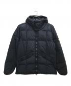 STONE ISLANDストーンアイランド）の古着「ガーメントダイナイロンフーデッドダウンジャケット」｜ネイビー