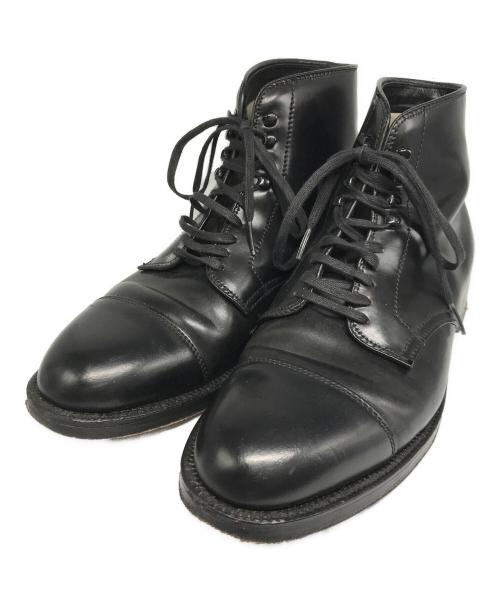 Alden（オールデン）Alden (オールデン) CAP TOE BOOTS/キャップ トゥ ブーツ ブラック サイズ:8 1/2の古着・服飾アイテム