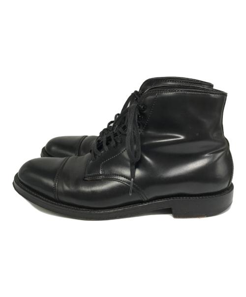 Alden（オールデン）Alden (オールデン) CAP TOE BOOTS/キャップ トゥ ブーツ ブラック サイズ:8 1/2の古着・服飾アイテム