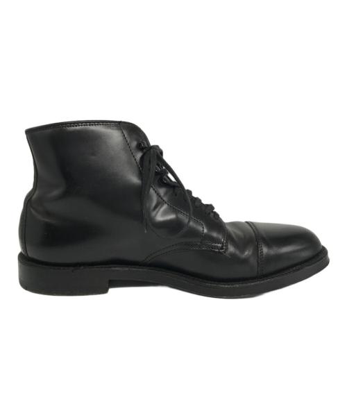 Alden（オールデン）Alden (オールデン) CAP TOE BOOTS/キャップ トゥ ブーツ ブラック サイズ:8 1/2の古着・服飾アイテム