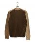 COMME des GARCONS HOMME DEUX (コムデギャルソン オム ドゥ) バイカラーウールカーディガン ブラウン サイズ:Ⅿ：8000円