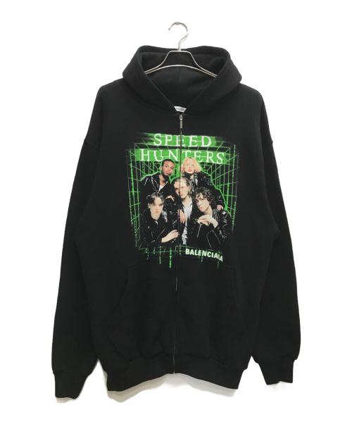 BALENCIAGA（バレンシアガ）BALENCIAGA (バレンシアガ) SPEED HUNTERS ジップパーカー/スピードハンター ブラック サイズ:XSの古着・服飾アイテム