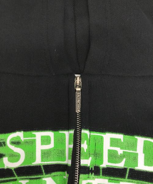 BALENCIAGA（バレンシアガ）BALENCIAGA (バレンシアガ) SPEED HUNTERS ジップパーカー/スピードハンター ブラック サイズ:XSの古着・服飾アイテム