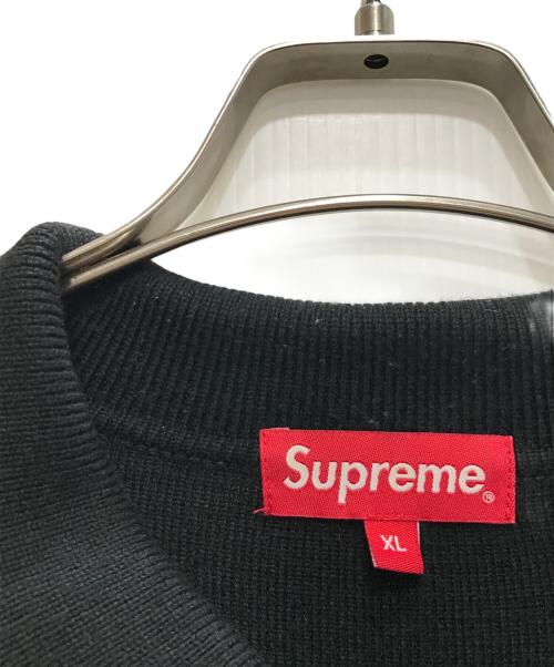 SUPREME（シュプリーム）SUPREME (シュプリーム) Cow Print Cardigan/カウプリント カーディガン ブラック×ホワイト サイズ:XLの古着・服飾アイテム