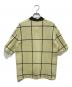 AKIRA NAKA (アキラナカ) Radka tie collar plaid knit/ラドカ タイ カラー プレイド ニット イエロー サイズ:１：9000円