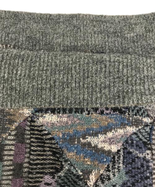 missoni（ミッソーニ）missoni (ミッソーニ) 総柄ニット グレー サイズ:02の古着・服飾アイテム