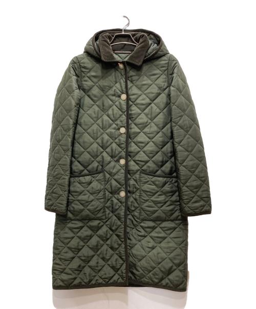 Traditional Weatherwear（トラディショナルウェザーウェア）Traditional Weatherwear (トラディショナルウェザーウェア) キルティングコート グリーン サイズ:Ｓの古着・服飾アイテム